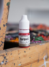 acrylic dark red